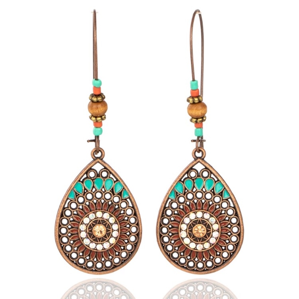 🆕 3/$15 Boho Chic Tear Drop Earrings - Picture 3 of 5